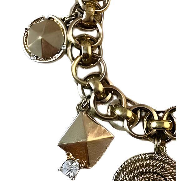 Vintage Erickson Beamon Rocks Charm Bracelet - Picture 6 of 9